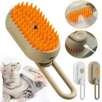 3-in-1 Steam Brush for Pets - Hair Removal