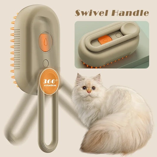3-in-1 Steam Brush for Pets - Hair Removal