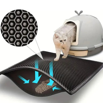 Double-Layer Hygienic Cat Mat - Waterproof
